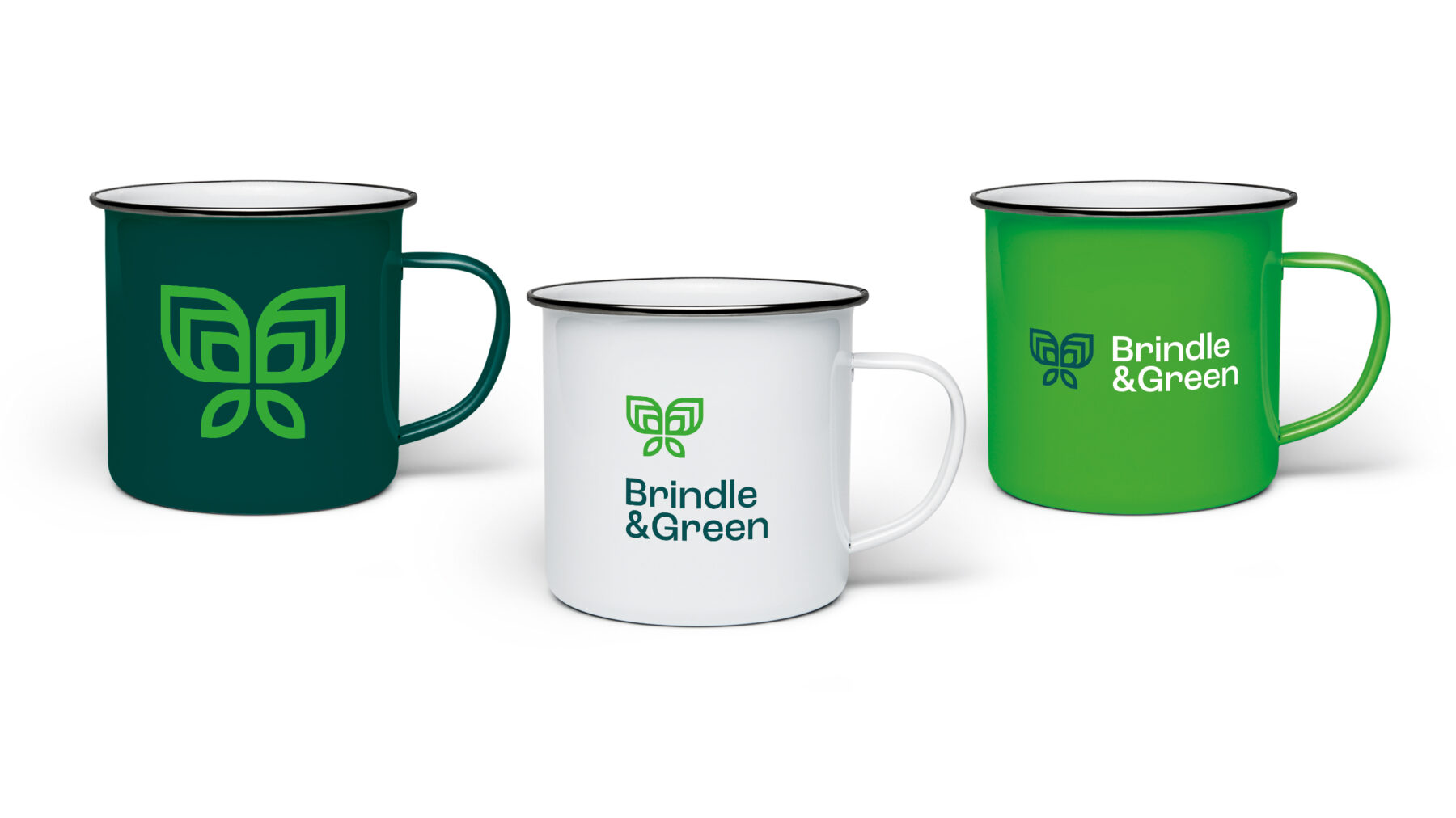 PM BrindleAndGreen Cups Image 1