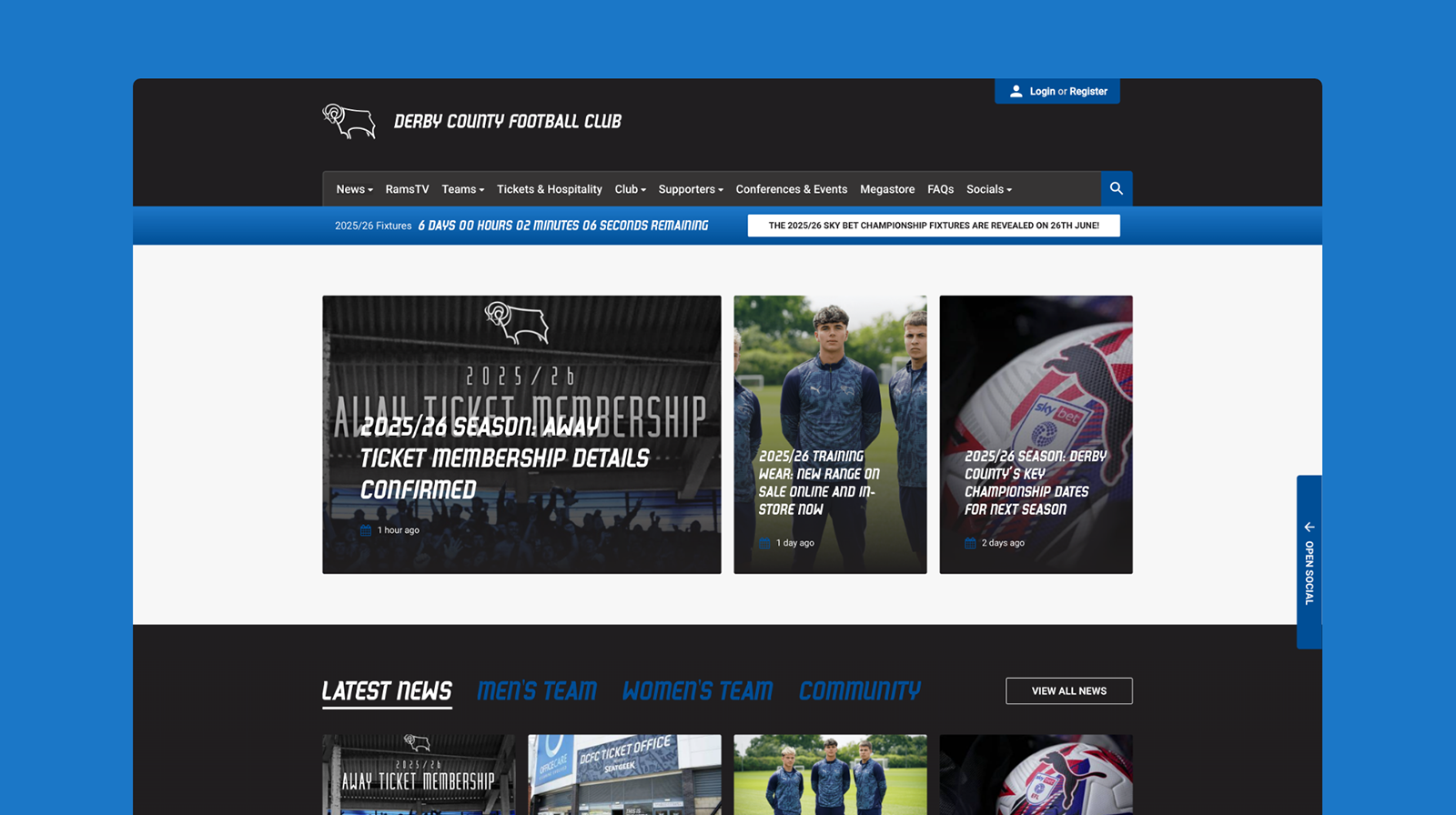DCFC Homepage Website 2025